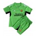 Billige Manchester United Målmand Børnetøj Hjemmebanetrøje til baby 2023-24 Kortærmet (+ korte bukser)